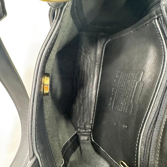 Vintage Coach 4157 SoHo Waverly Buckle Shoulder Bag Black Leather NWOT - Picture 16 of 16